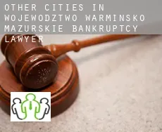 Other cities in Wojewodztwo Warminsko-Mazurskie  bankruptcy lawyer