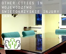 Other cities in Wojewodztwo Swietokrzyskie  injury lawyer