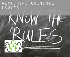 Alpachiri  criminal lawyer