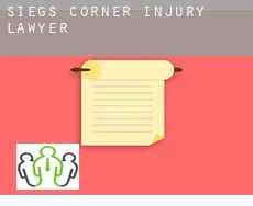 Siegs Corner  injury lawyer