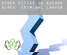 Other cities in Buenos Aires  criminal lawyer